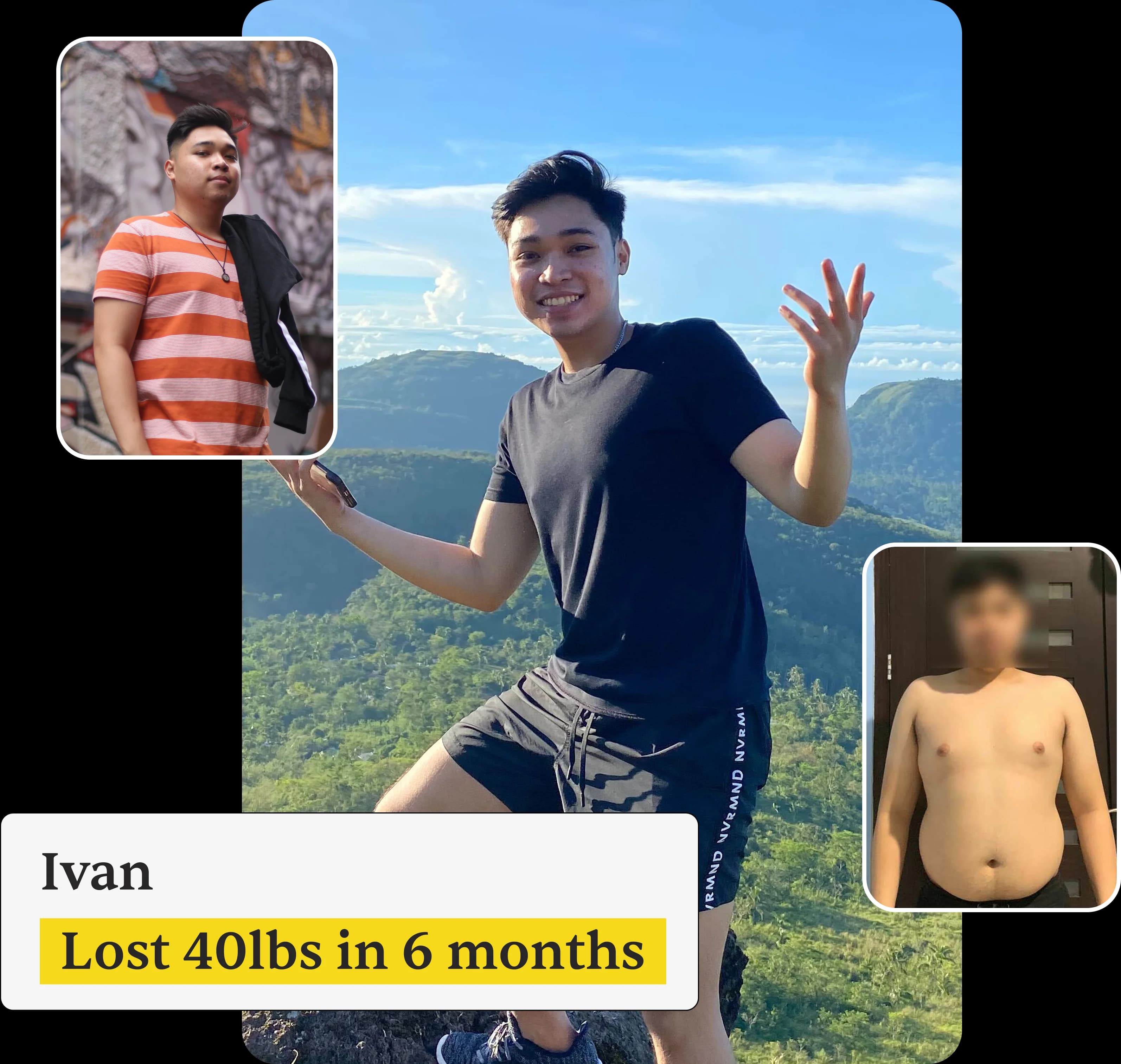 Weight loss transformation success story
