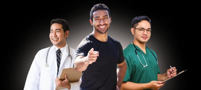Friendly doctor and Filipinos on weight loss journey