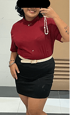 Daniela after treatment progress