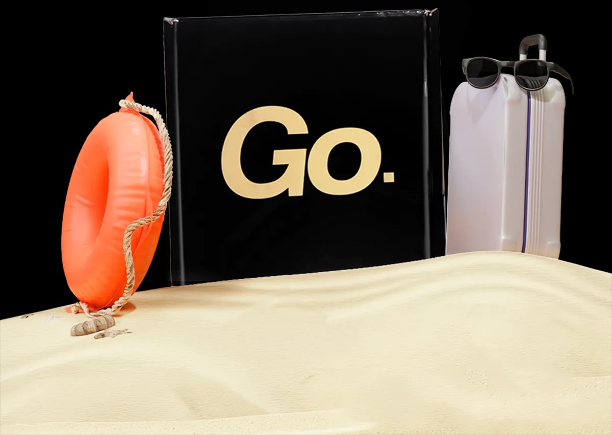 GoSlim Summer Body package with medicine box and model