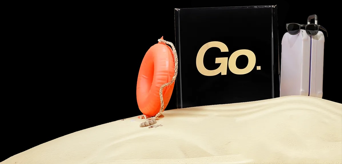 GoSlim Summer Body package with medicine box and model